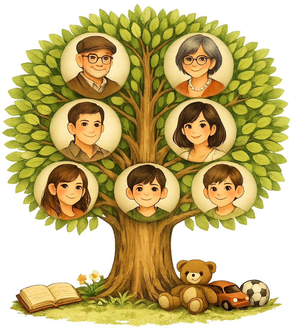 Ilustrasi Pohon Keluarga